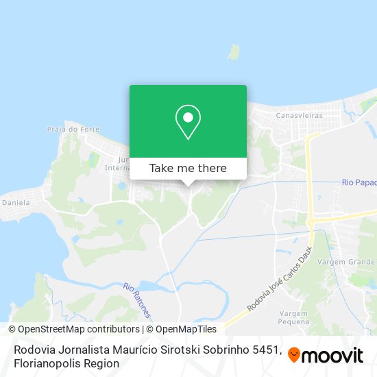 Rodovia Jornalista Maurício Sirotski Sobrinho 5451 map