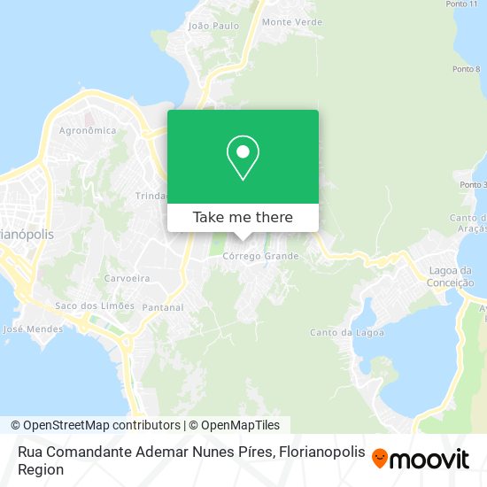 Rua Comandante Ademar Nunes Píres map