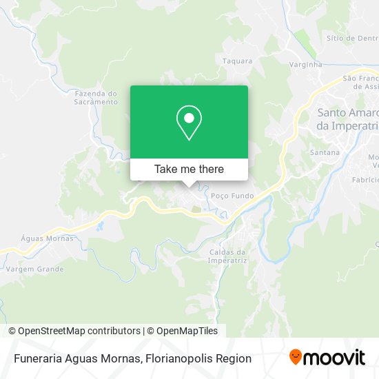 Funeraria Aguas Mornas map