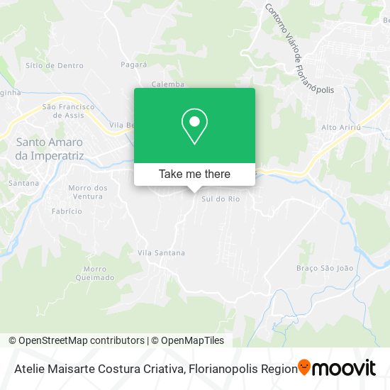Atelie Maisarte Costura Criativa map
