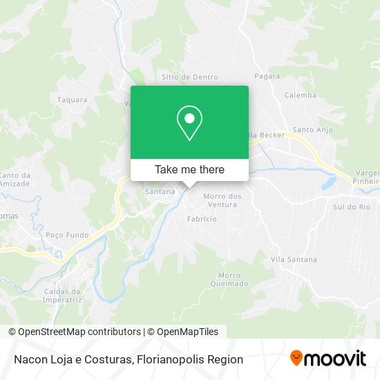 Nacon Loja e Costuras map