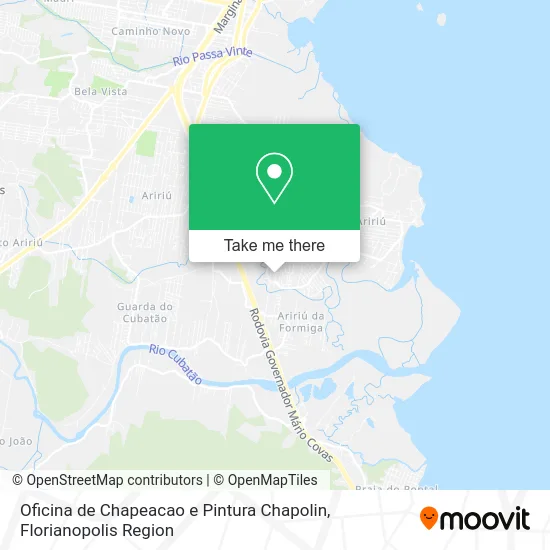 Oficina de Chapeacao e Pintura Chapolin map