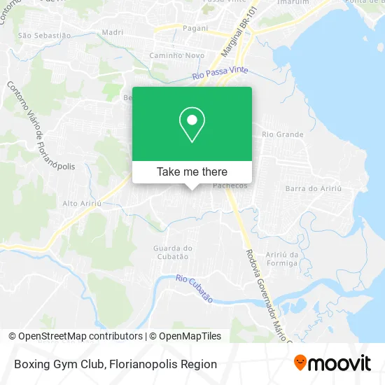 Boxing Gym Club map