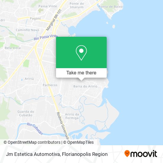 Jm Estetica Automotiva map