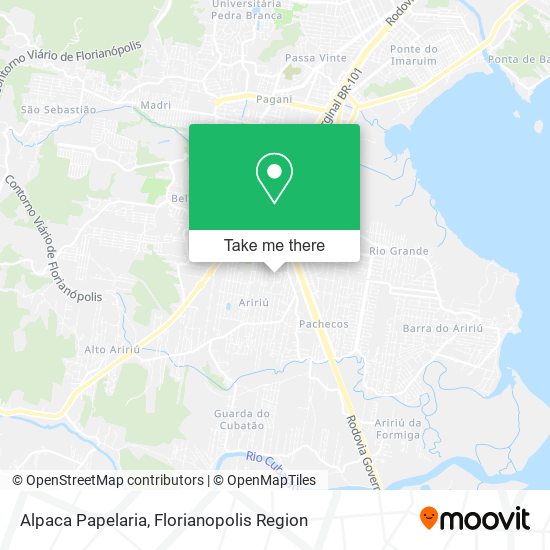 Alpaca Papelaria map