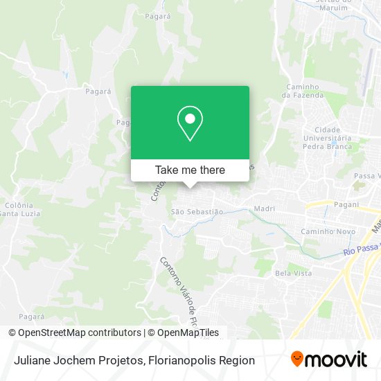 Juliane Jochem Projetos map