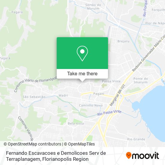 Fernando Escavacoes e Demolicoes Serv de Terraplanagem map
