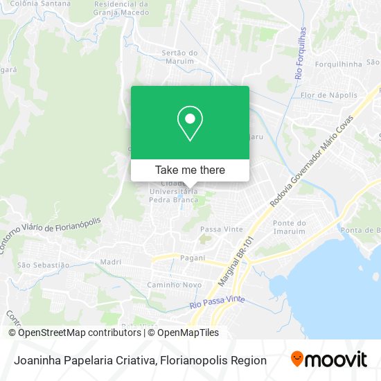 Joaninha Papelaria Criativa map