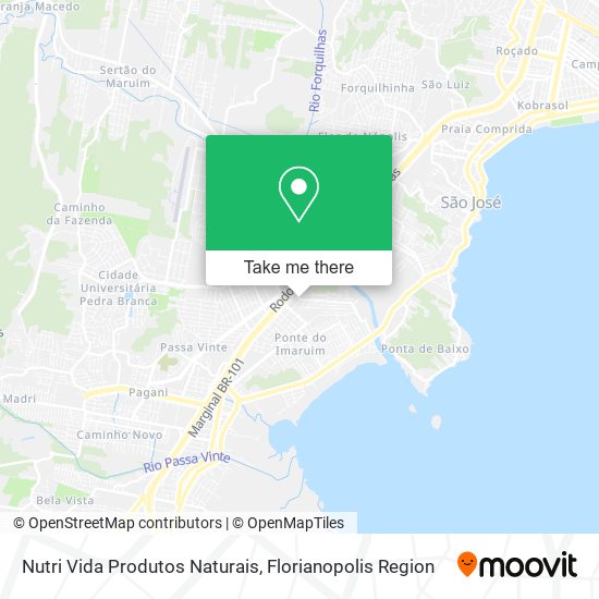 Nutri Vida Produtos Naturais map