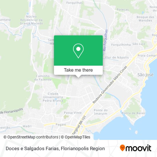 Doces e Salgados Farias map