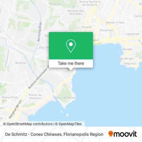 De Schmitz - Cones Chineses map