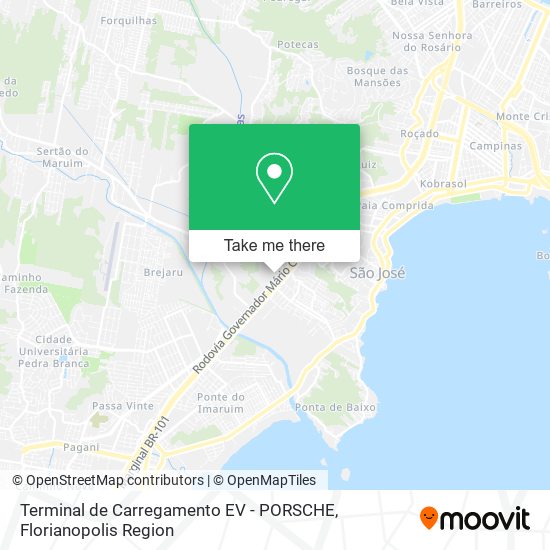 Terminal de Carregamento EV - PORSCHE map