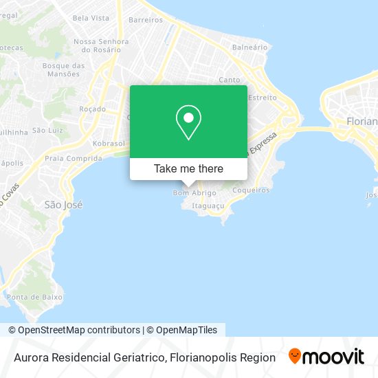 Aurora Residencial Geriatrico map