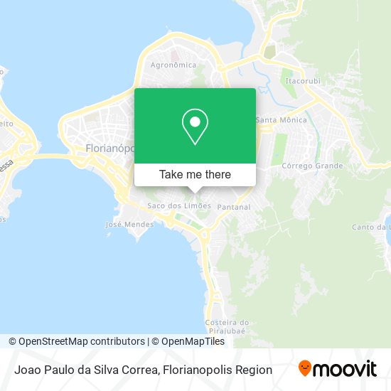 Joao Paulo da Silva Correa map