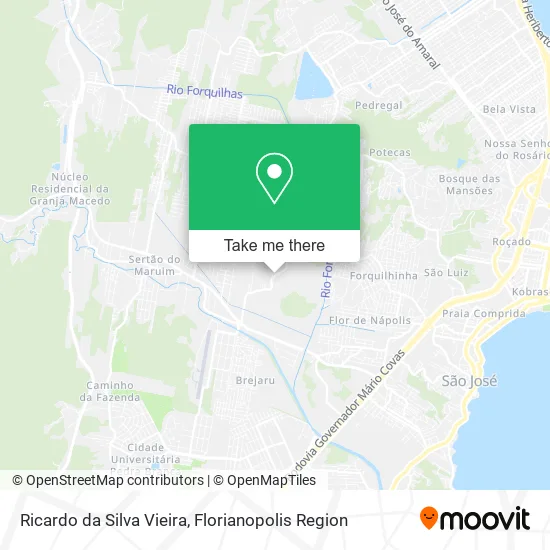 Ricardo da Silva Vieira map