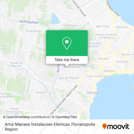 Artur Mariano Instalacoes Eletricas map