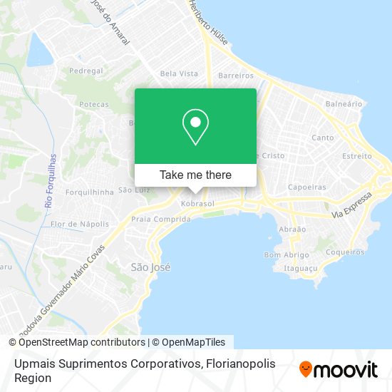 Upmais Suprimentos Corporativos map