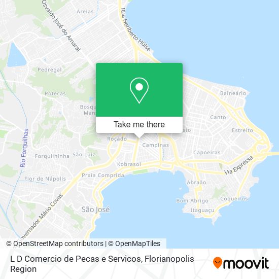 L D Comercio de Pecas e Servicos map