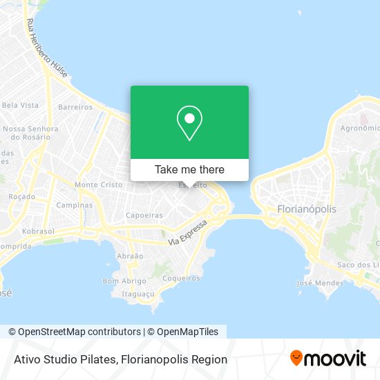 Ativo Studio Pilates map