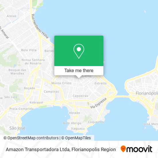 Amazon Transportadora Ltda map