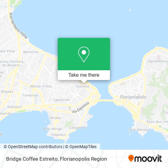 Bridge Coffee Estreito map