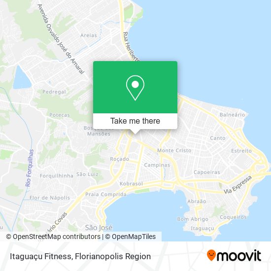 Itaguaçu Fitness map