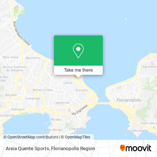 Areia Quente Sports map