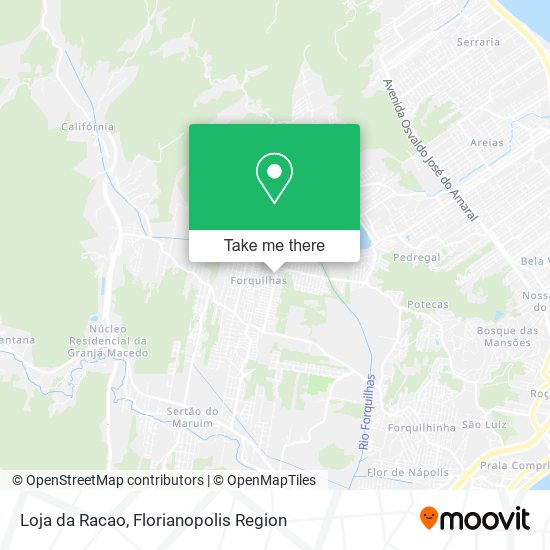 Mapa Loja da Racao