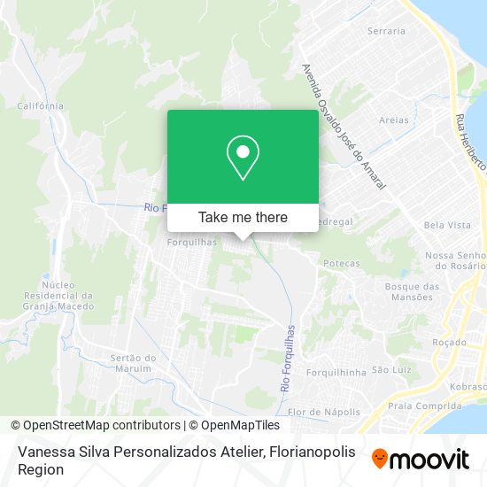 Vanessa Silva Personalizados Atelier map