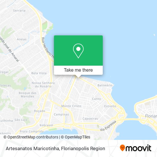 Artesanatos Maricotinha map