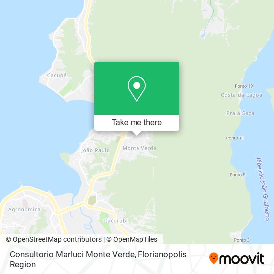 Mapa Consultorio Marluci Monte Verde