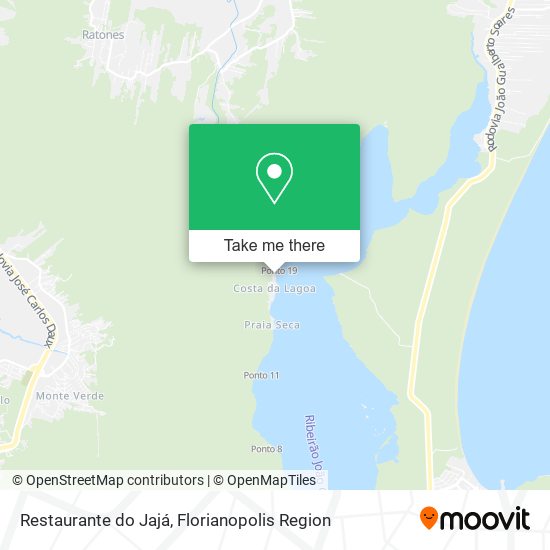 Mapa Restaurante do Jajá