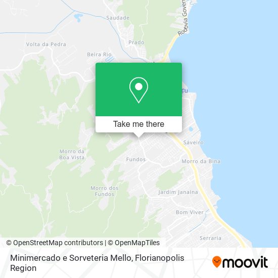 Minimercado e Sorveteria Mello map