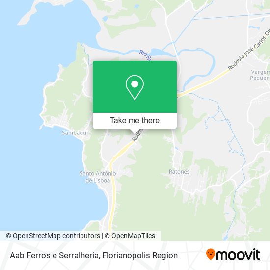 Aab Ferros e Serralheria map