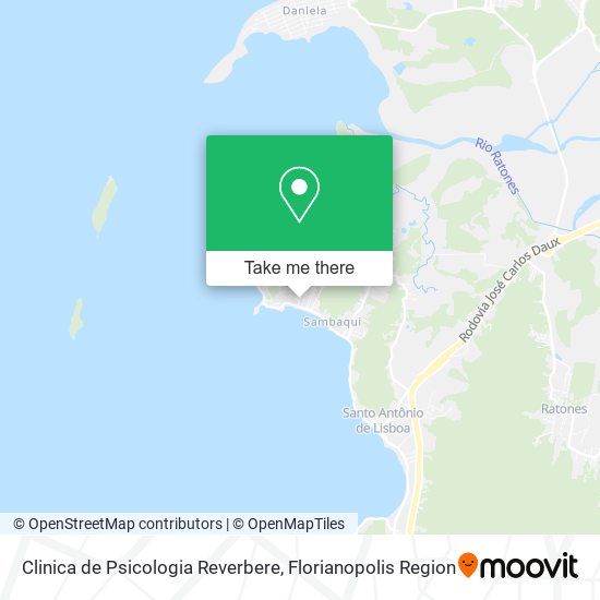 Clinica de Psicologia Reverbere map