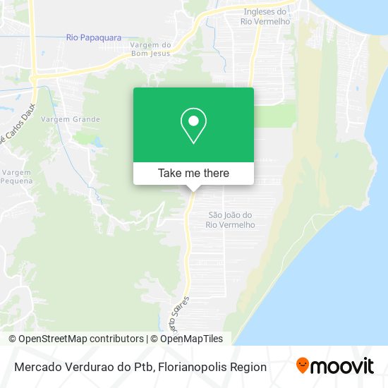 Mercado Verdurao do Ptb map