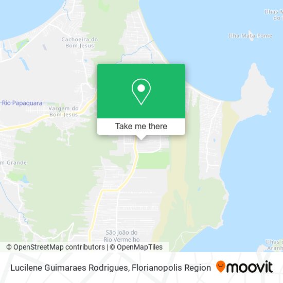 Lucilene Guimaraes Rodrigues map