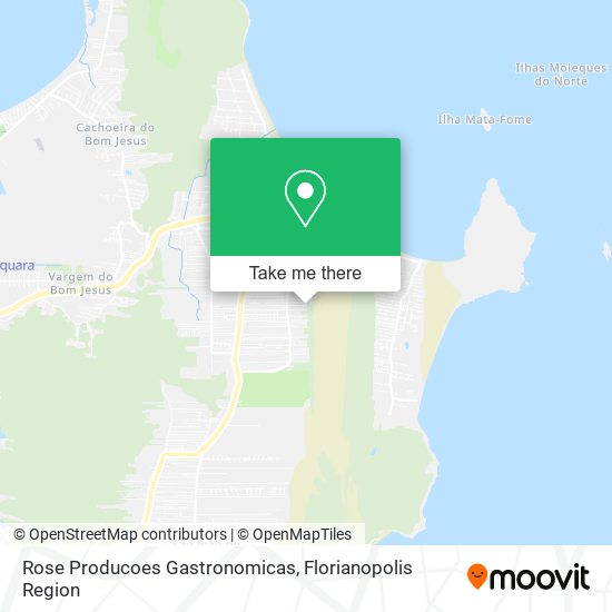 Rose Producoes Gastronomicas map