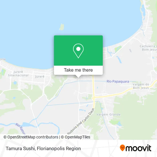 Tamura Sushi map