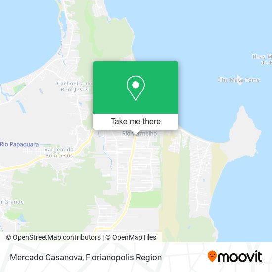 Mercado Casanova map