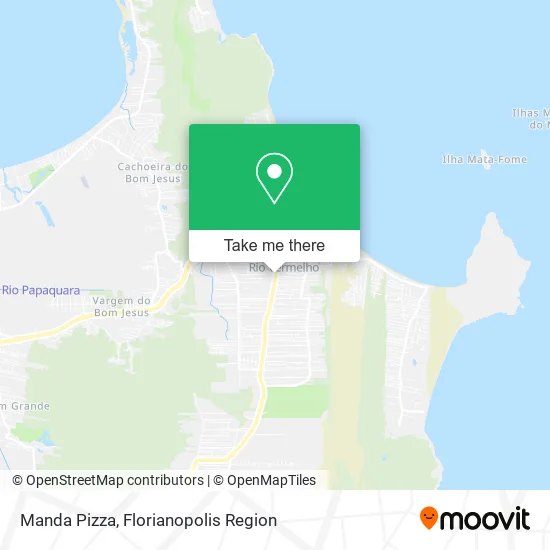 Manda Pizza map
