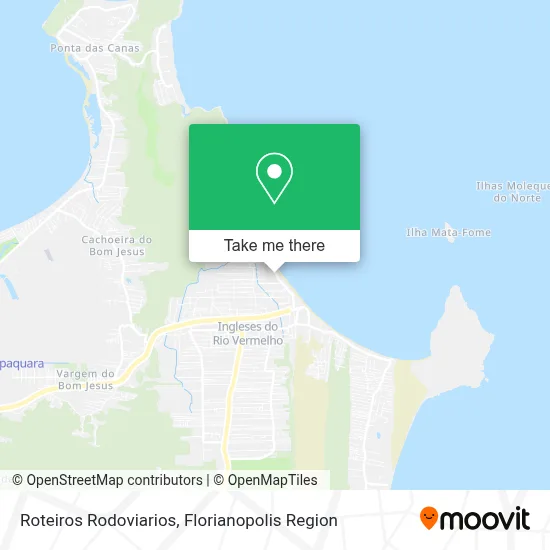 Roteiros Rodoviarios map