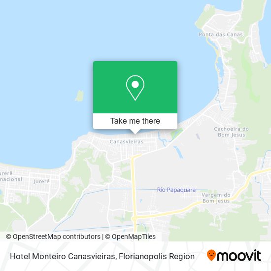 Hotel Monteiro Canasvieiras map