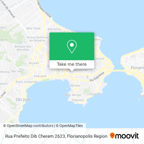 Mapa Rua Prefeito Dib Cherem 2623