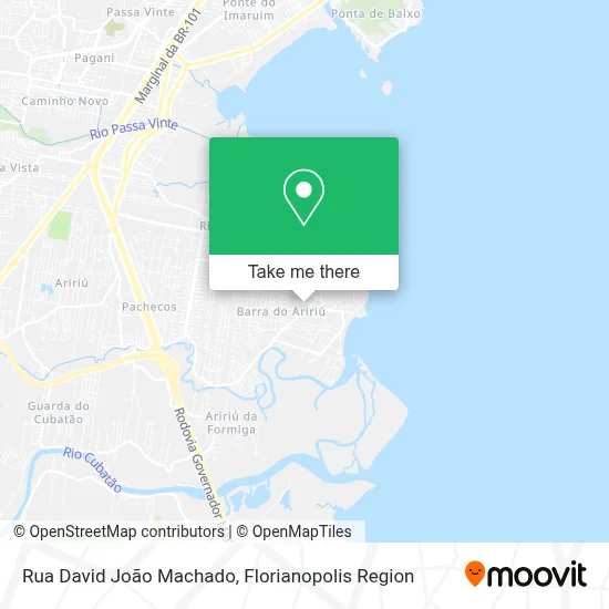 Rua David João Machado map