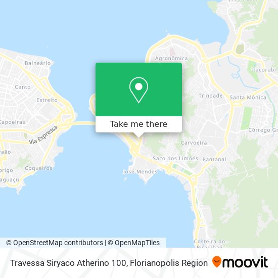 Travessa Siryaco Atherino 100 map