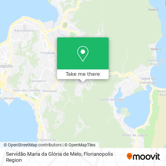 Servidão Maria da Glória de Melo map