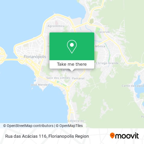 Rua das Acácias 116 map