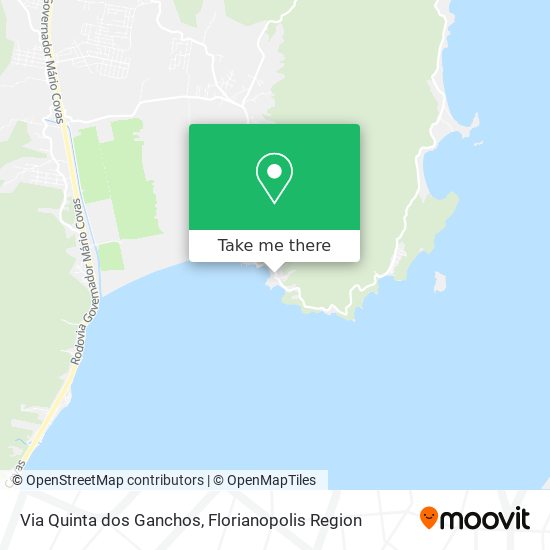 Via Quinta dos Ganchos map