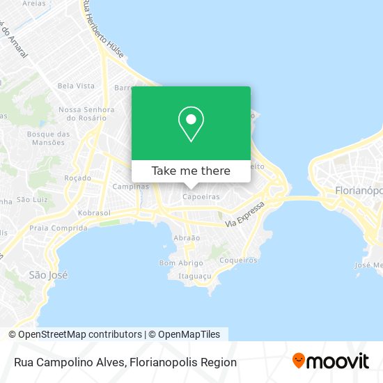 Mapa Rua Campolino Alves